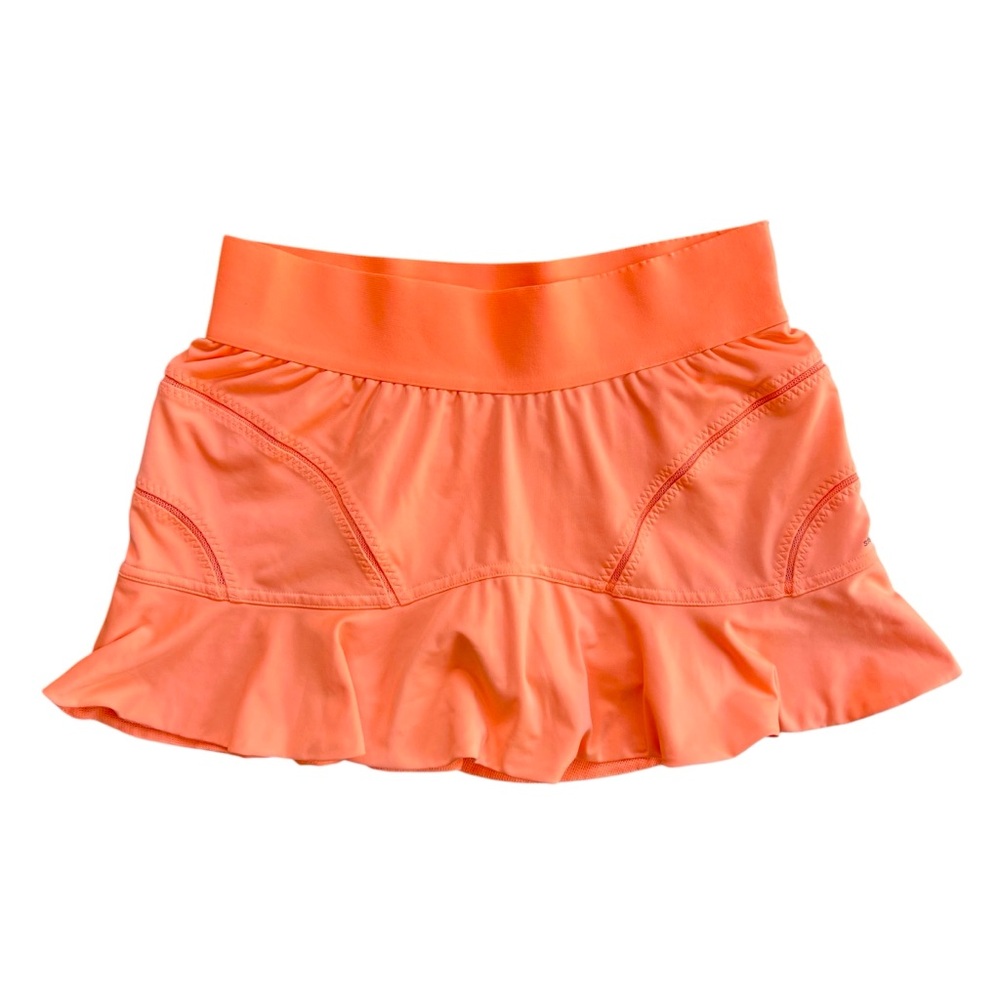 Adidas Stella McCartney Tennis Skirt Skort Short Size 36 Small‎ Orange